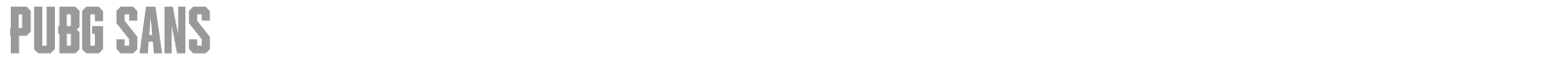 Pubg Sans font preview